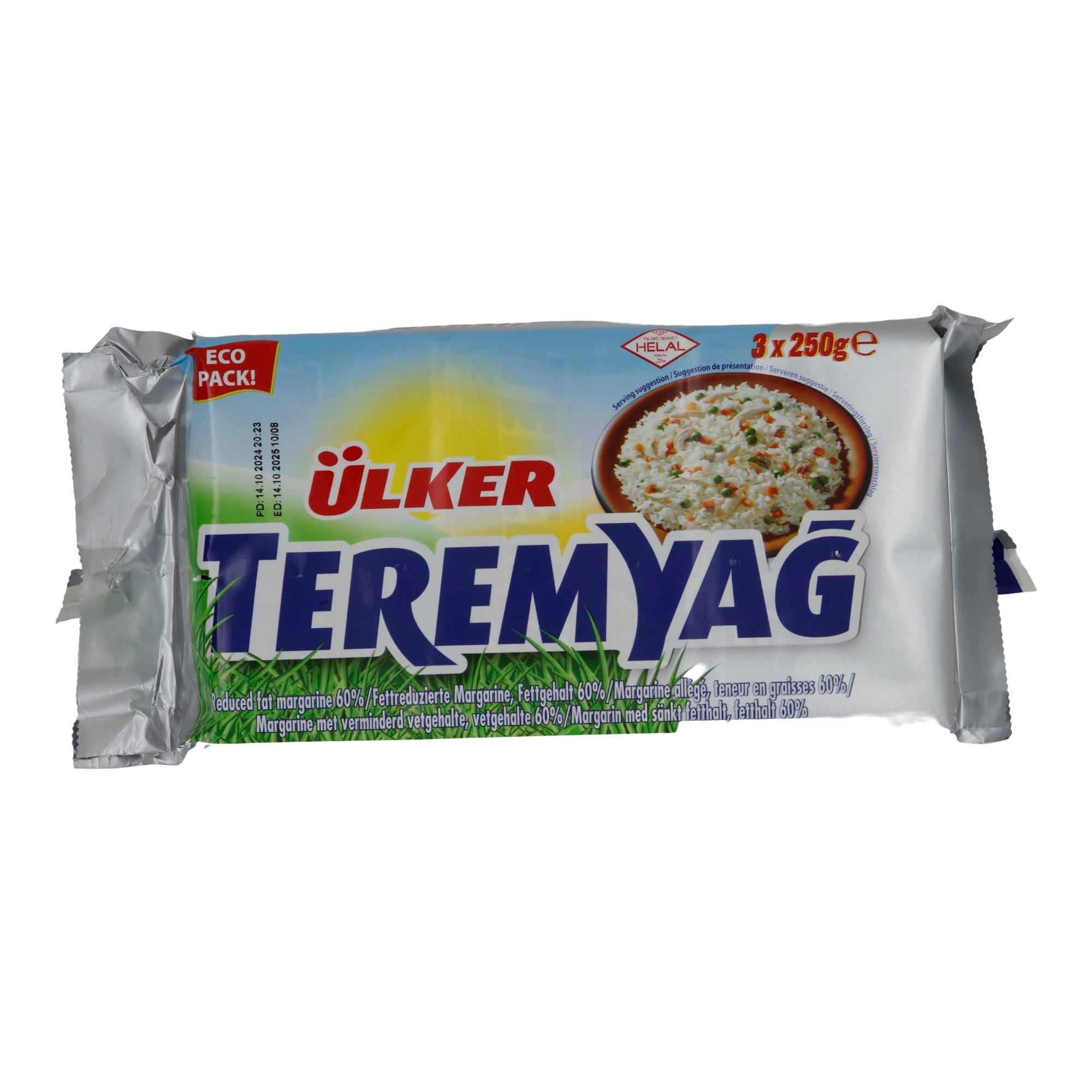 Margarine Ülker Teremyag | fettreduziert | mit pflanzlichen Fetten | 750 g UELKER